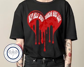 Not All Who Wanda are Lost | Dnd Dice | D20 Dice | DnD TShirt | Dimension 20 | Dungeons & Dragons | Dimension 20 | Fantasy High | Fig Faeth