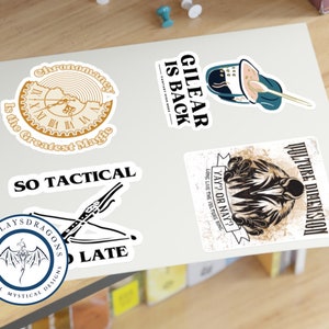 Fantasy High Mix Sticker Sheets | Dnd Stickers | Dimension 20 | Dungeons and Dragons Sticker Set | D20 Sticker | Dungeon Master Sticker