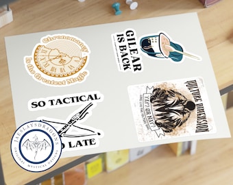 Fantasy High Mix Sticker Sheets | Dnd Stickers | Dimension 20 | Dungeons and Dragons Sticker Set | D20 Sticker | Dungeon Master Sticker