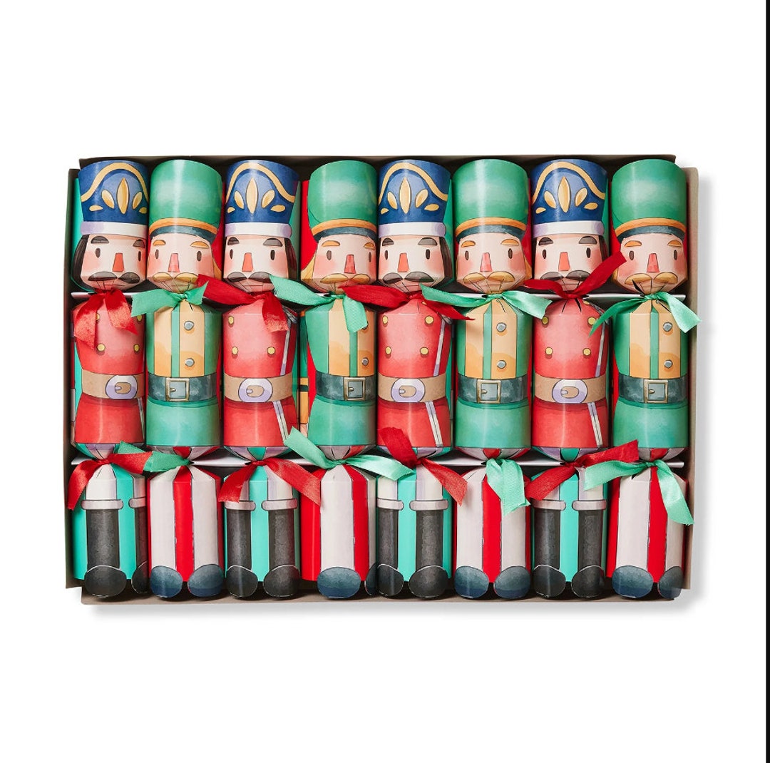 Novelty nutcrackers Box of 8 Christmas Etsy