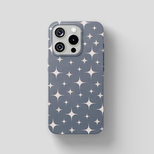 Phone case with stars personalizable | for iPhone 14 Pro Max, 15 Pro Max, 13 Pro, 13 Mini, 12 Pro Max, 12 Mini, 11 Pro Max, Galaxy & more