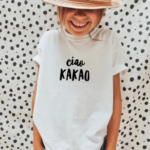 CIAO KAKAO Children's Shirt T-Shirt Unisex Organic Confetti House