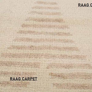 Hand Knotted New Zealand Wool Rug, Modern Oushak Style