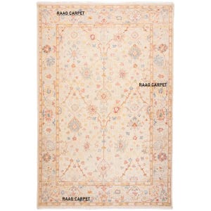 Barret Modern Oushak Handmade Knotted New Zealand Woolen Area Rug Bed Room Rug 3x5 4x6 5x8 6x9 8x10 9x12 10x14 12x15 12x18