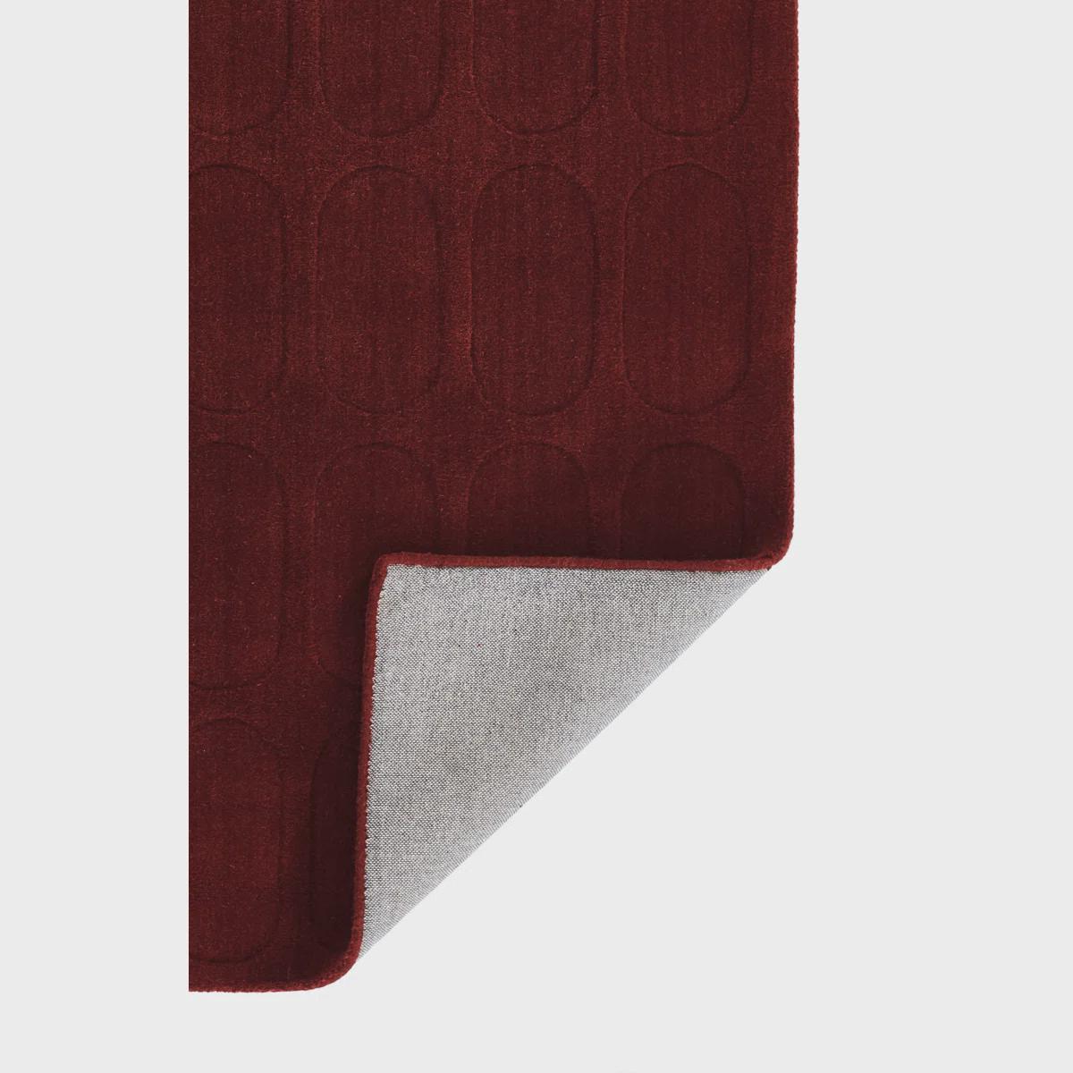 Maroon Rug Patterns Burgundy Oval Pattern Rug | Deep Red Maroon Textured Area Rug | Modern ...