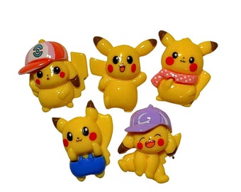 Pika Pika Charms #2, DIY Charms, DIY Crafts, Arts and Crafts, Keychain Charms, Resin Charms