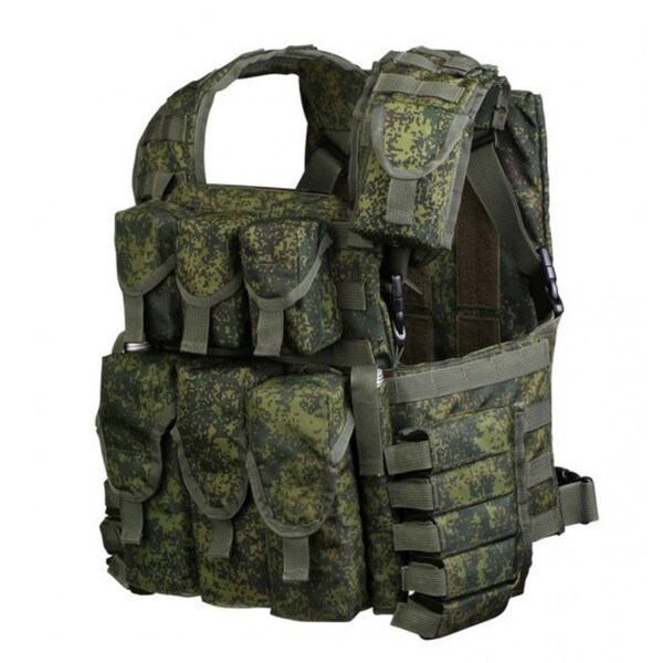 Réplique du gilet pare-balles russe "Operator-4" 6b46 avec pochette pour AK 5.45 et 7.62. Tarkov, char, airsoft.