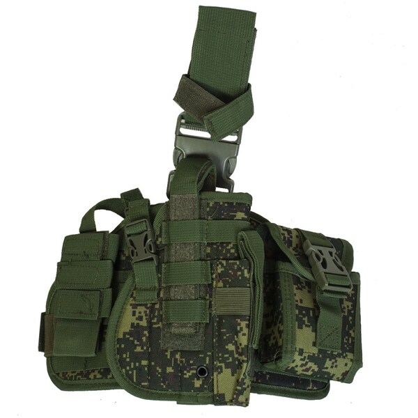 Russische Armee Universal Hüftholster Molle Pouches, Replik, EMR camo.