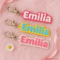 Personalized Keychain with Name | 3D Printed | Custom Name Tag | Gift for Kids & Adults | Colorful and Unique | Name product logo