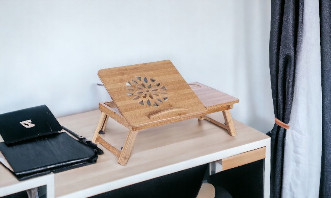 Bamboo Vertical Laptop Stand At Makayla Sleath Blog