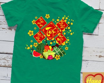 Chuc Mung Nam Moi, Tet 2024, Vietnamese New Year Shirt, Tet Shirt - Etsy