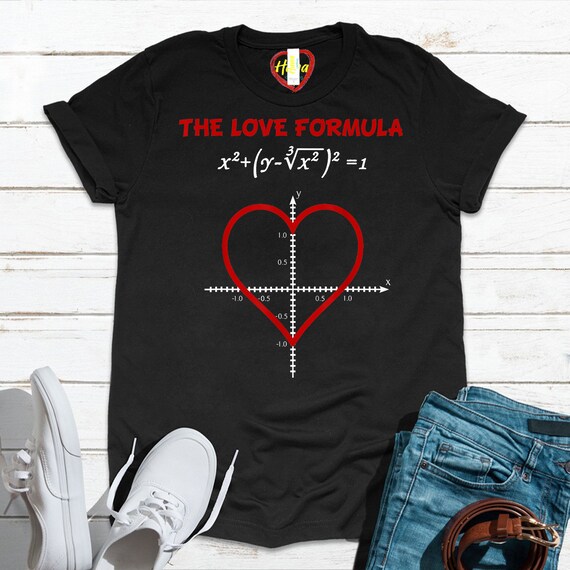 Funny The Love Formula Math T Shirt For Valentine Day T-Shirt Funny The Love Formula Math T Shirt For Valentine Day T-Shirt