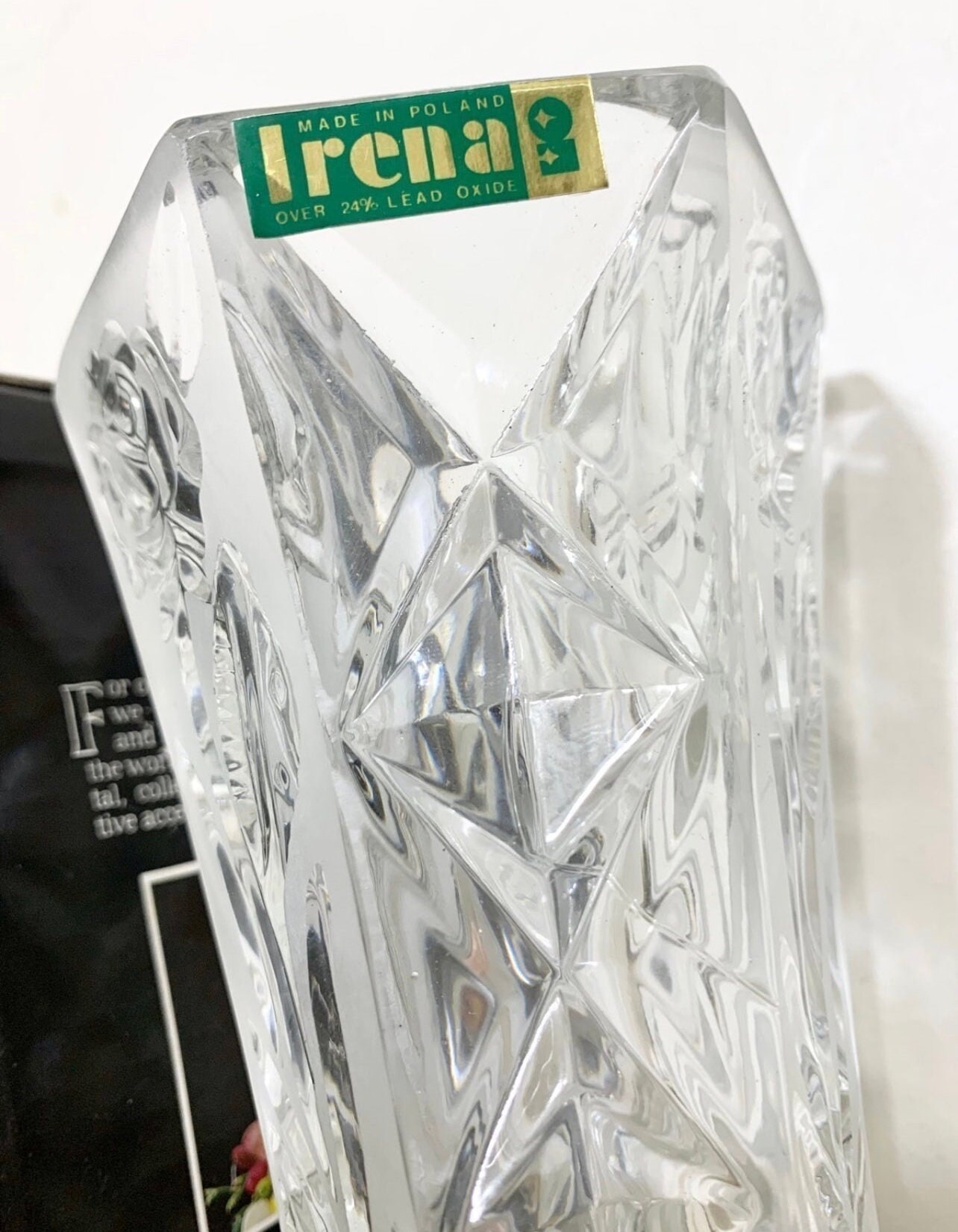 The Irena Collection Made in Poland Genuine Crystal Floral Design