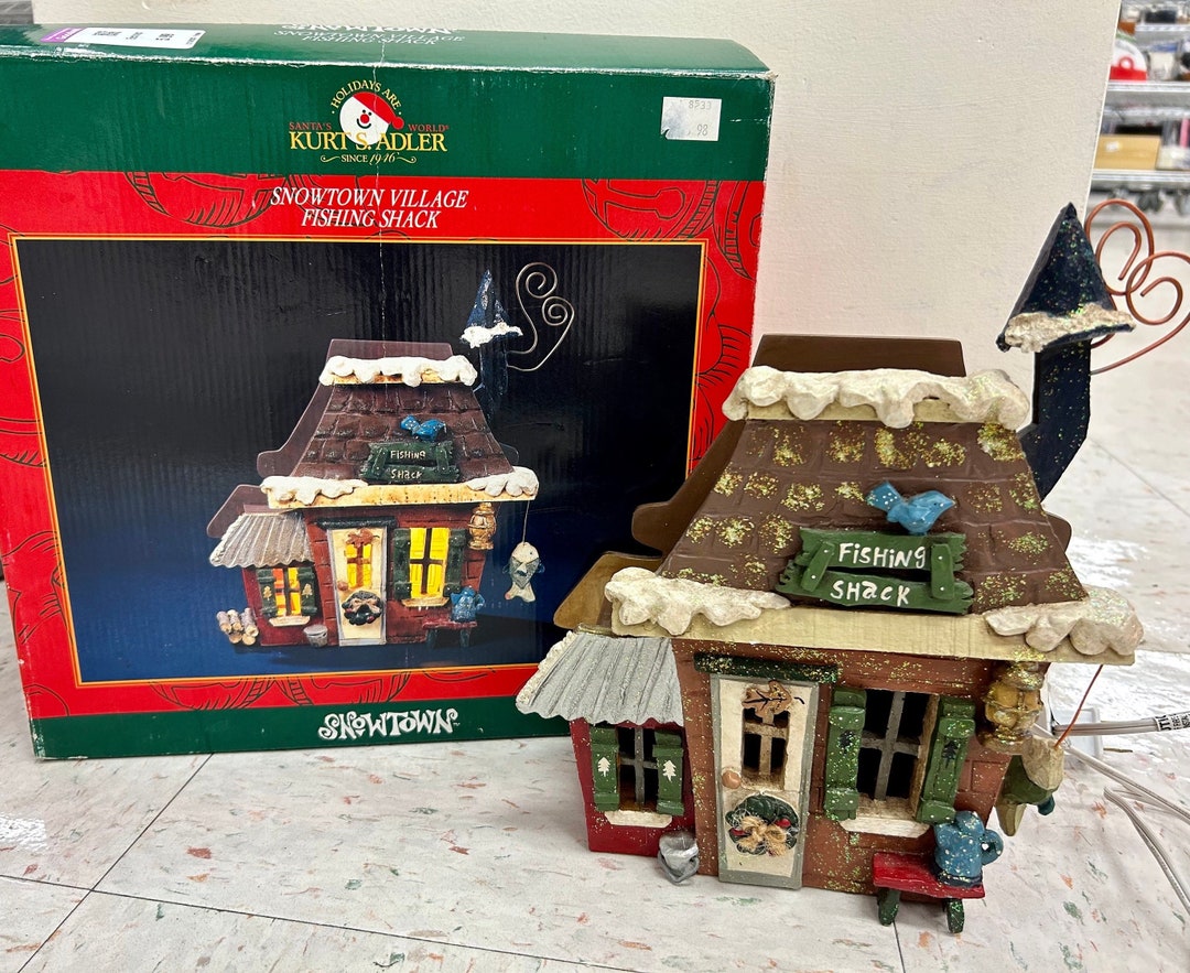 Kurt S. Adler Snowtown Collection Lighted House Village Accessory