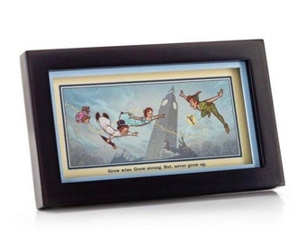 Disney Hallmark Peter Pan Art Print “Grow wise Grow Strong but Never Grow Up”