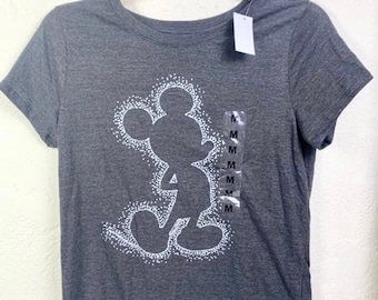 Mickey Mouse Disney Womens Size Medium Short Sleeve Tee Shirt - NWT