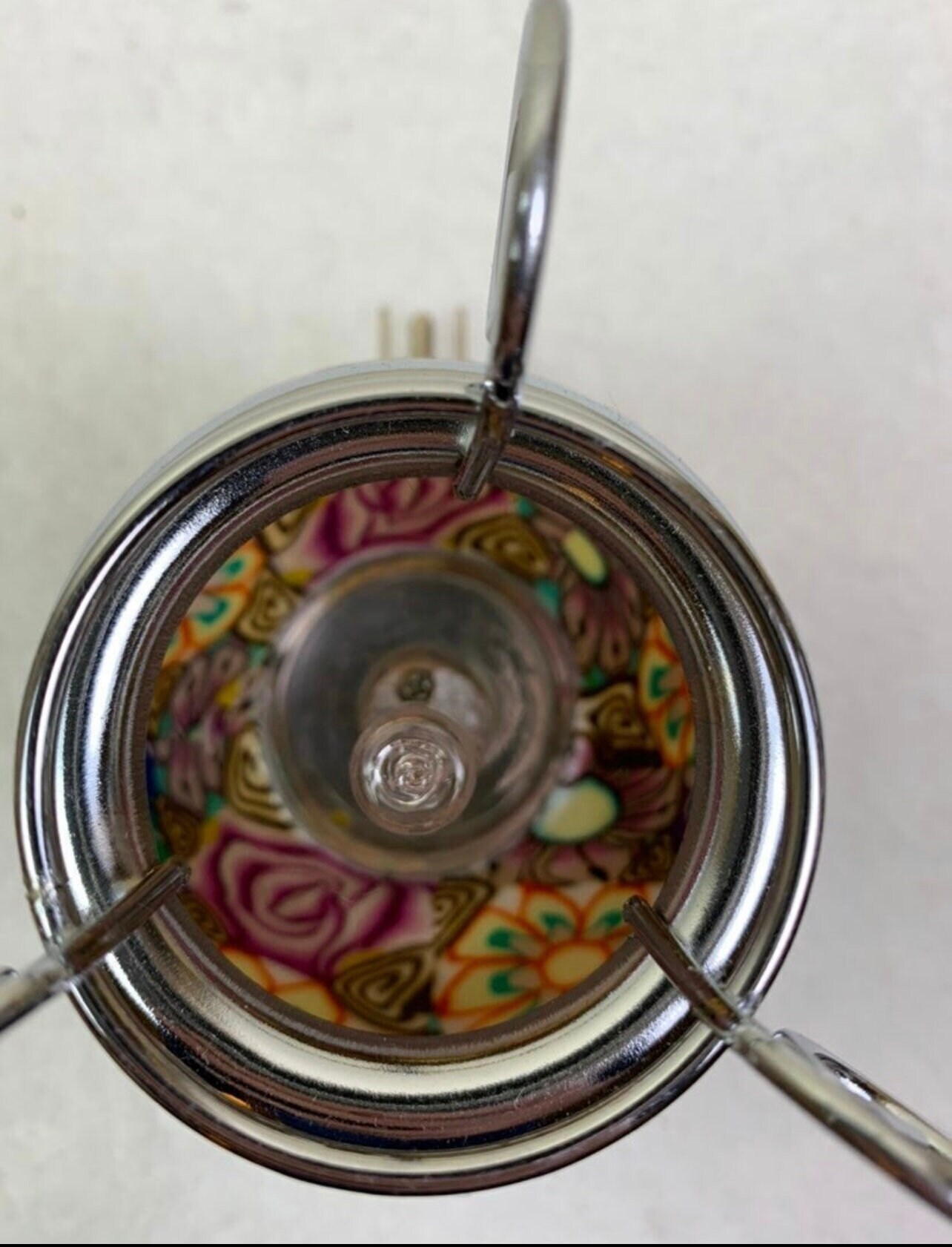 Stained Glass Aroma Lamp Oil Diffuser Electric Night Light NIB - Etsy