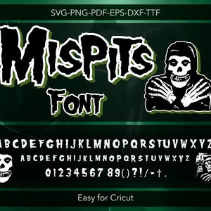 Punk Rock svg, Misfits Font, Misfits Shirt Svg, Cricut svg, Misfits Bundle svg, Rock Party, Misfits Custom, Punk Svg, Punk Rock, Rock Poster