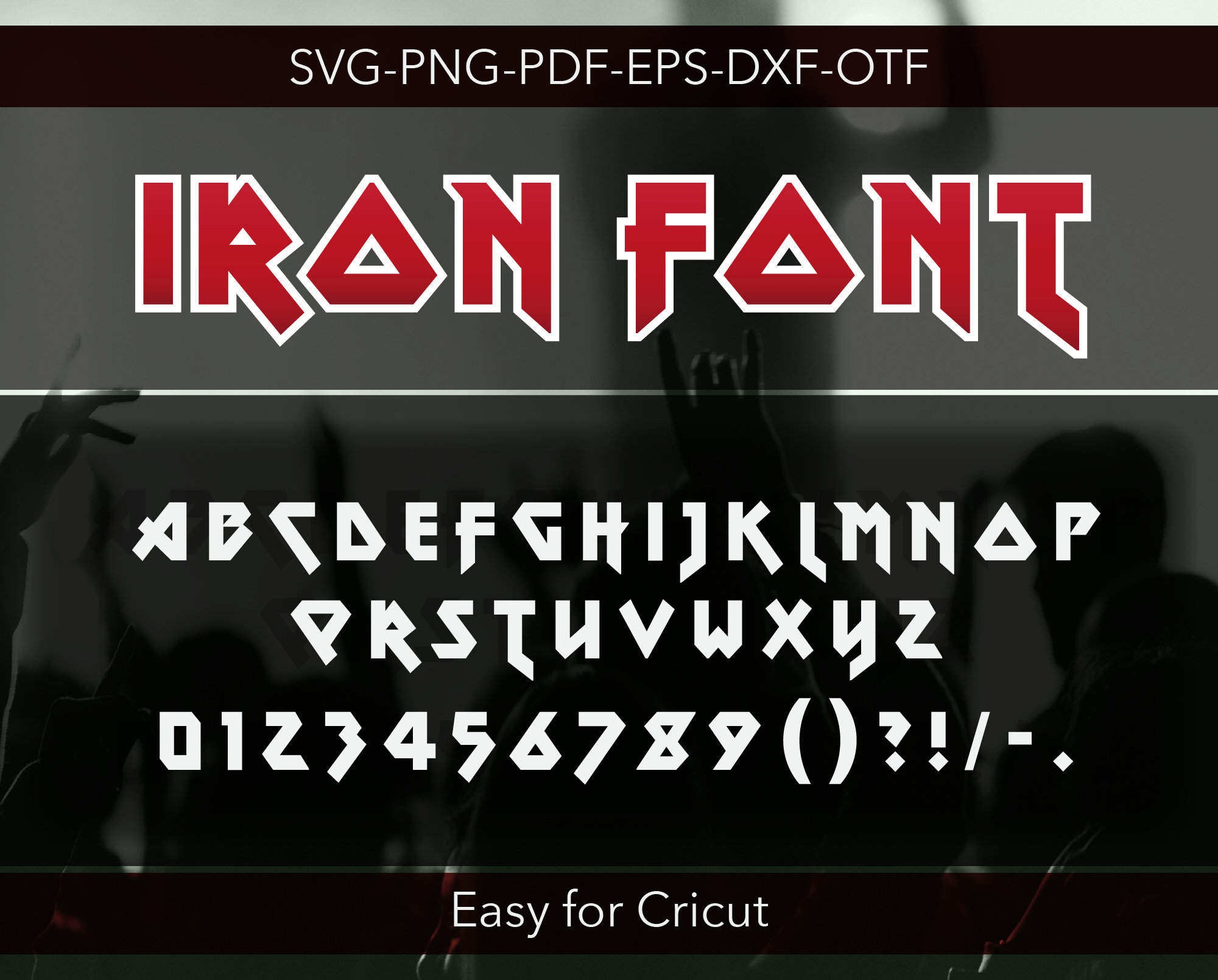Iron Maiden Svg, Rock Band Svg, Iron Maiden Shirt, Iron Maiden Font