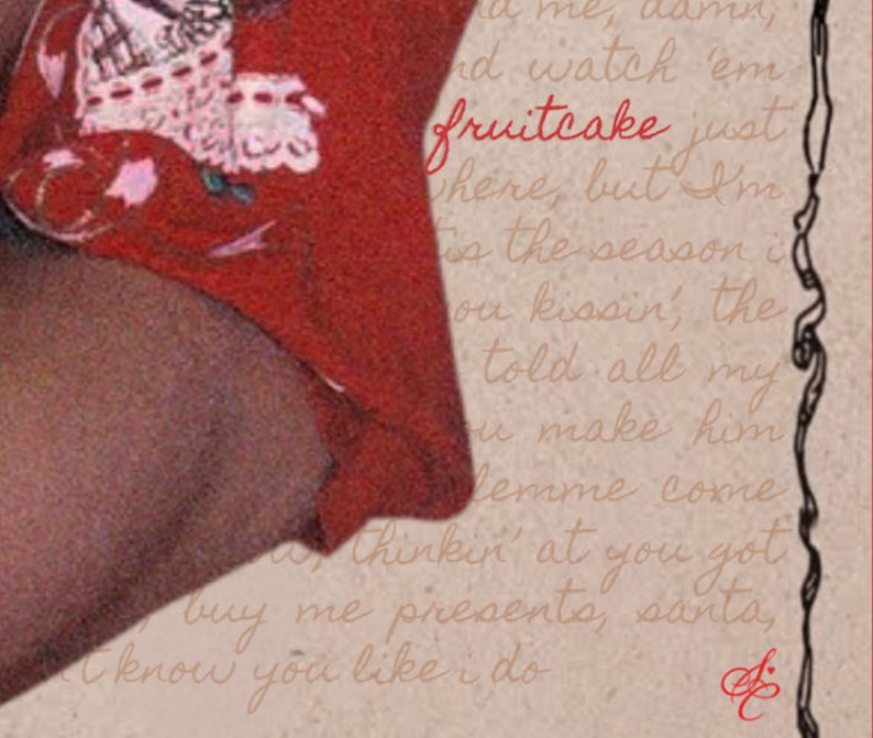 Fruitcake Sabrina Carpenter Poster Sabrina Carpenter Art Etsy