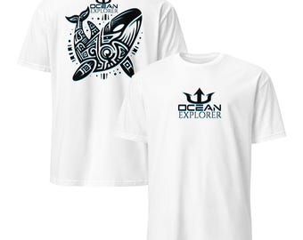 Orca T-Shirt White | Ocean Explorer | Short-Sleeve Unisex T-Shirt | Killer Whale T-Shirt | Ocean Explorer T-Shirt White
