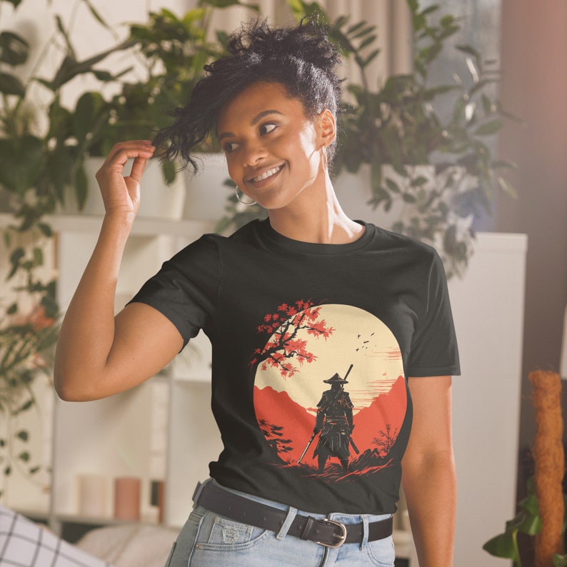 Samurai Kurzärmeliges Unisex-T-Shirt