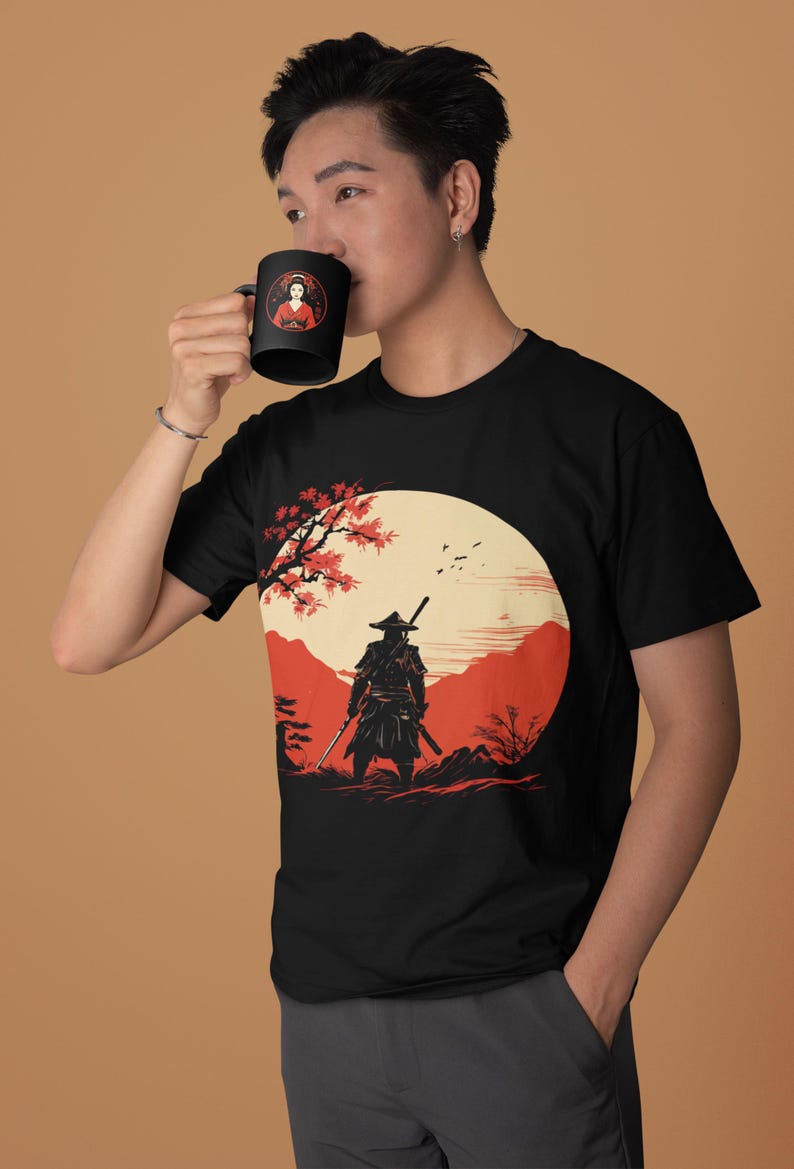 Samurai T-Shirt | Short-Sleeve Unisex T-Shirt | Japan shirt image 9