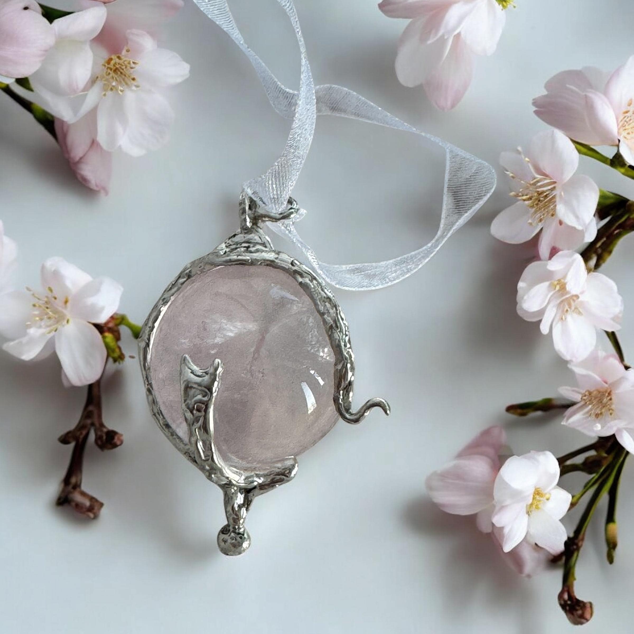 W.i.t.c.h. heart of kandrakar , rose quartz necklace, custom cosplay, rose quartz fairy pendant, rose quartz sphere, wendy witch cosplay