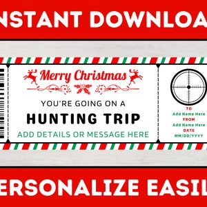 Kerst jacht reis cadeaubon ticket sjabloon - verrassing jacht onthullen coupon certificaat - afdrukbare bewerkbare kerstcadeaukaart