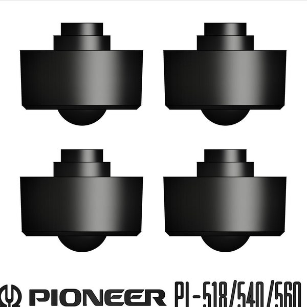 Pioneer Vintage Plattenspieler-Ersatzfüße mit Sorbothane PL-518 PL-540 PL-560