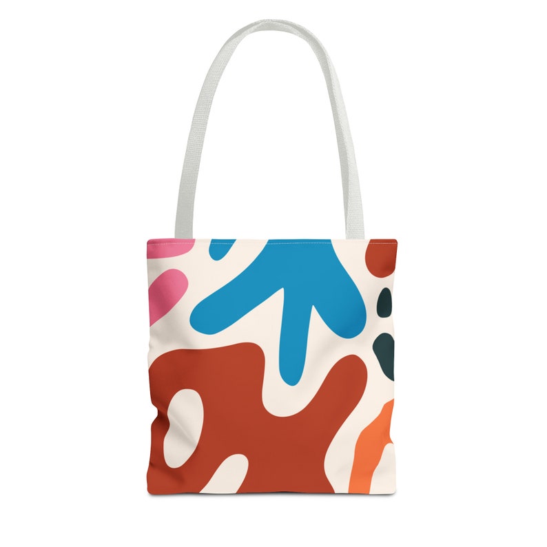 Stylish Canvas Tote Bag with PIXEL Print Eco-Friendly 'For Life' Collection Durable, summer style 2024 afbeelding 3