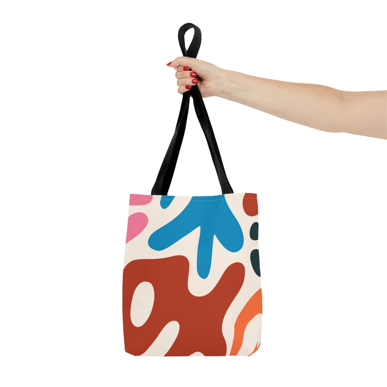 Stylish Canvas Tote Bag with PIXEL Print Eco-Friendly 'For Life' Collection Durable, summer style 2024 afbeelding 8