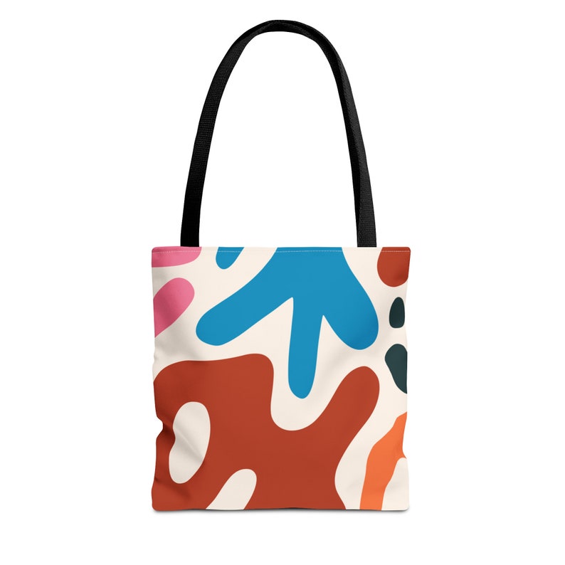 Stylish Canvas Tote Bag with PIXEL Print Eco-Friendly 'For Life' Collection Durable, summer style 2024 afbeelding 1