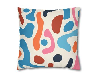 Luxury Pillow with BITS Print - Cozy 'For Life' Collection - Soft, Durable Fabric - Perfect Accent for Any Room