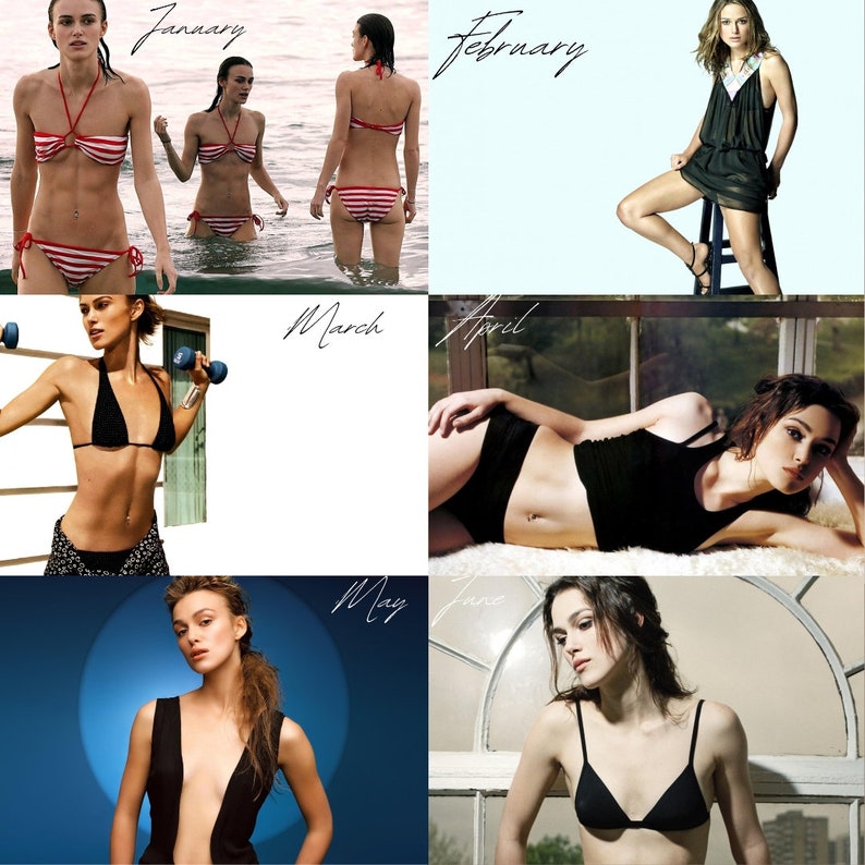 Keira Knightley 2025 Calendar, Full Page Photos, Select Your Own