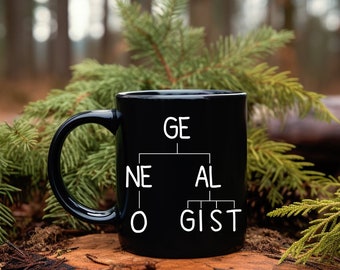 Lustiger Genealoge Kaffeebecher: Historiker Geschenk