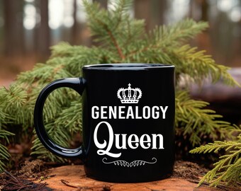 Genealogy Queen Kaffeetasse: Historiker Geschenk