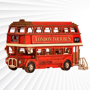 Vintage London Bus Toy - Etsy
