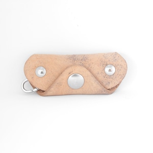 Custodia portachiavi minimalista, organizer in pelle con portachiavi, portachiavi in pelle, portachiavi, portafoglio portachiavi, regalo