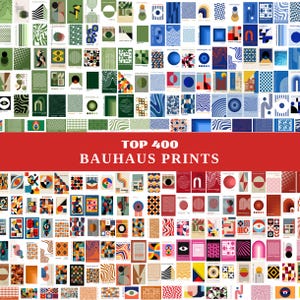 Bauhaus-posters, megabundel van 400 prints, afdrukbare moderne muurkunst uit het midden van de eeuw