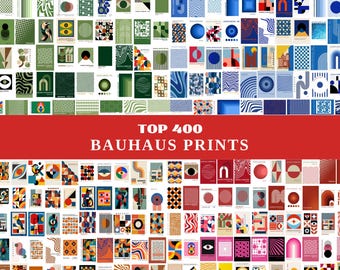 Bauhaus Posters Mega Bundle of 400 Prints, Printable Mid Century Modern Wall Art