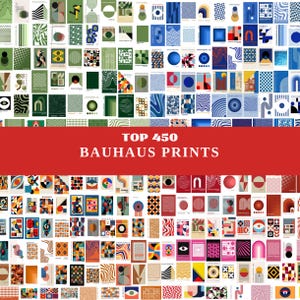 Bauhaus Posters Mega Bundle of 450 Prints, Printable Mid Century Modern Wall Art