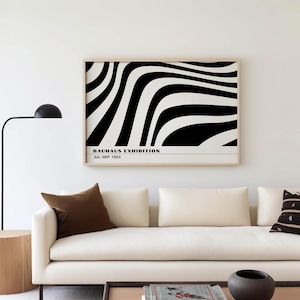 Bauhaus Exhibition Print: Black and White Mid-Century Modern Art (Digital Download)