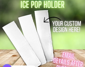 Bulk Custom Ice Pop Holder: Personalized Summer Treat Sleeve