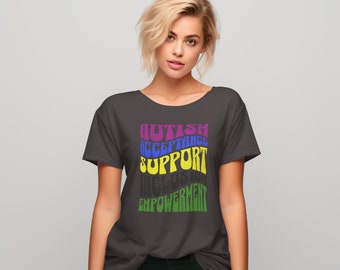 Autism acceptance support Women's Softstyle Tee