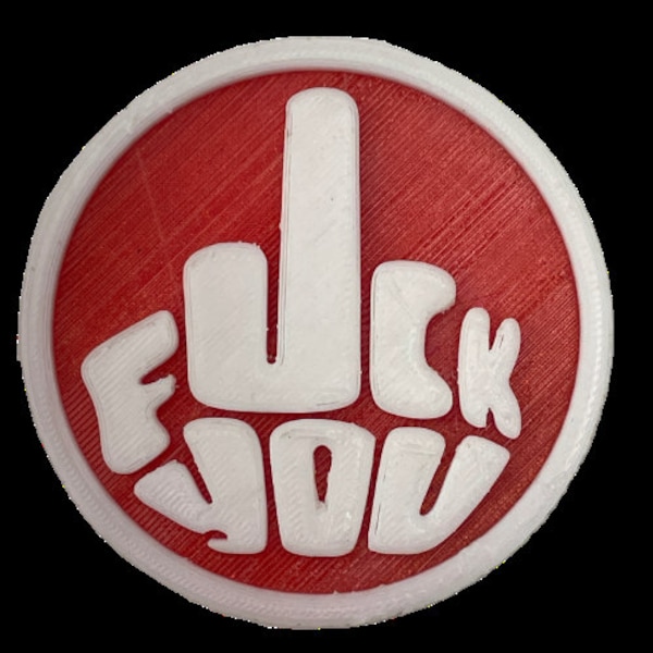 Middle Finger "Fuck You"  Drink coasters