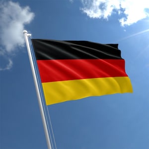Germany National Flag - 100% Polyester,  Unique Design Print, Flags for Indoor & Outdoor Use