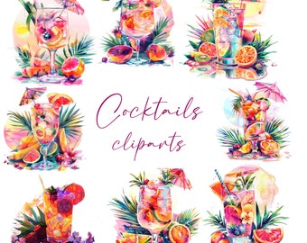 Cocktails clipart PNG