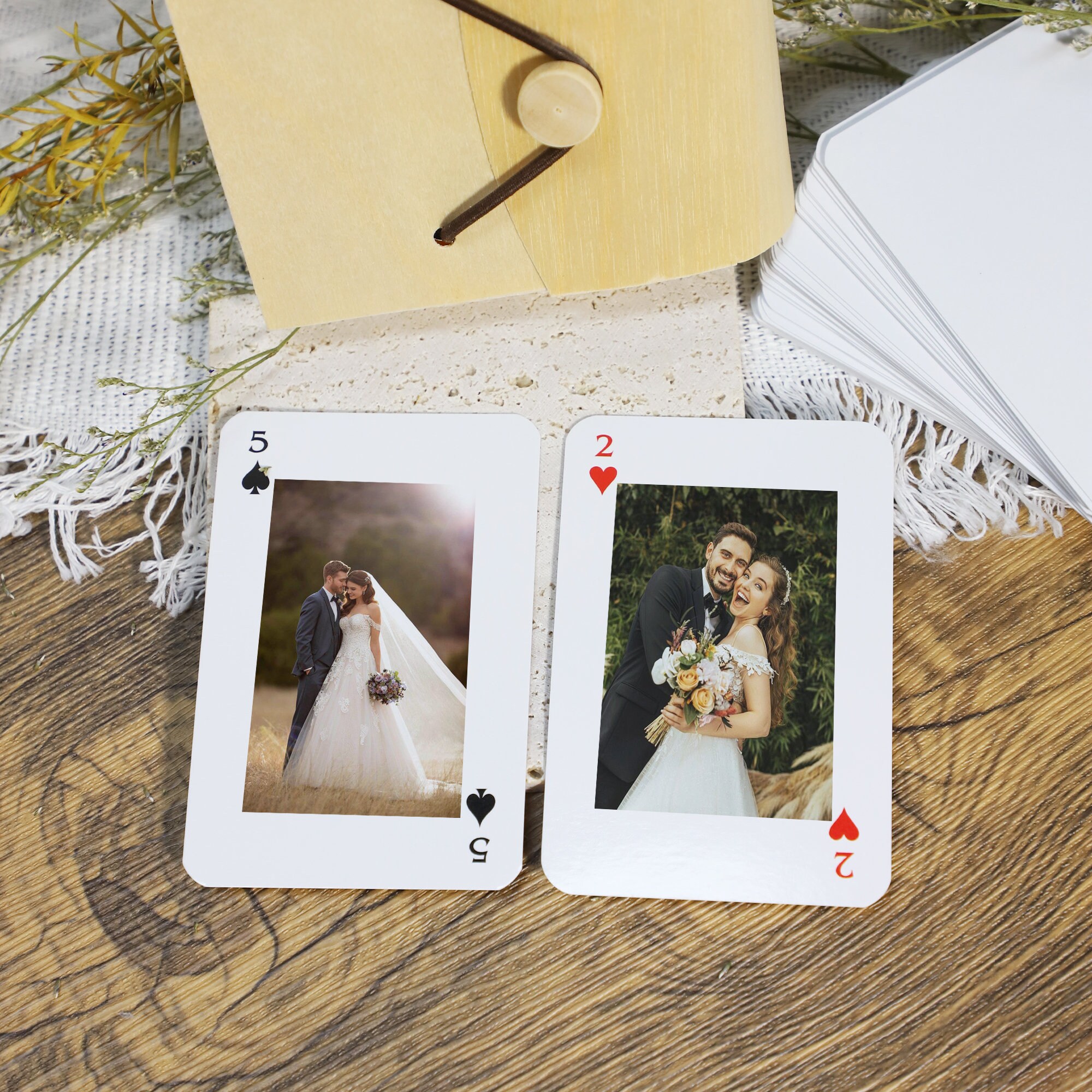 Custom Playing Cards, Personalized Friends Pictures, Custom Deck of Cards, Play Cards, Christmas
