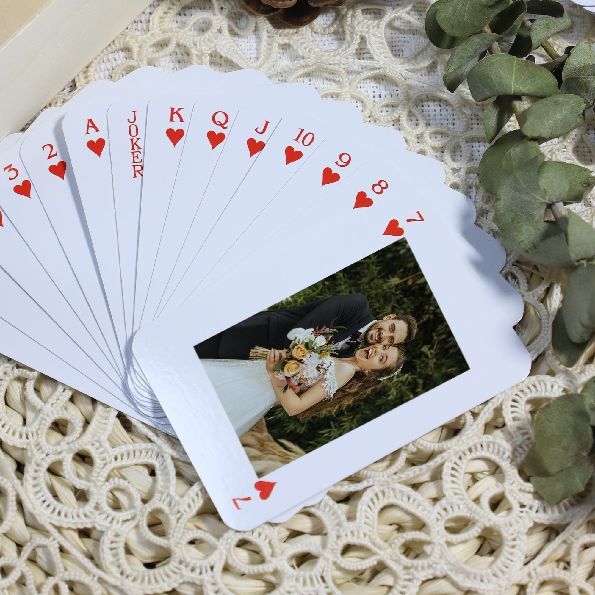 Custom Playing Cards, Personalized Friends Pictures, Custom Deck of Cards, Play Cards, Christmas